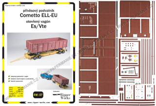 RW - Podvalník Cometto ELL + Otevřený vagon Es